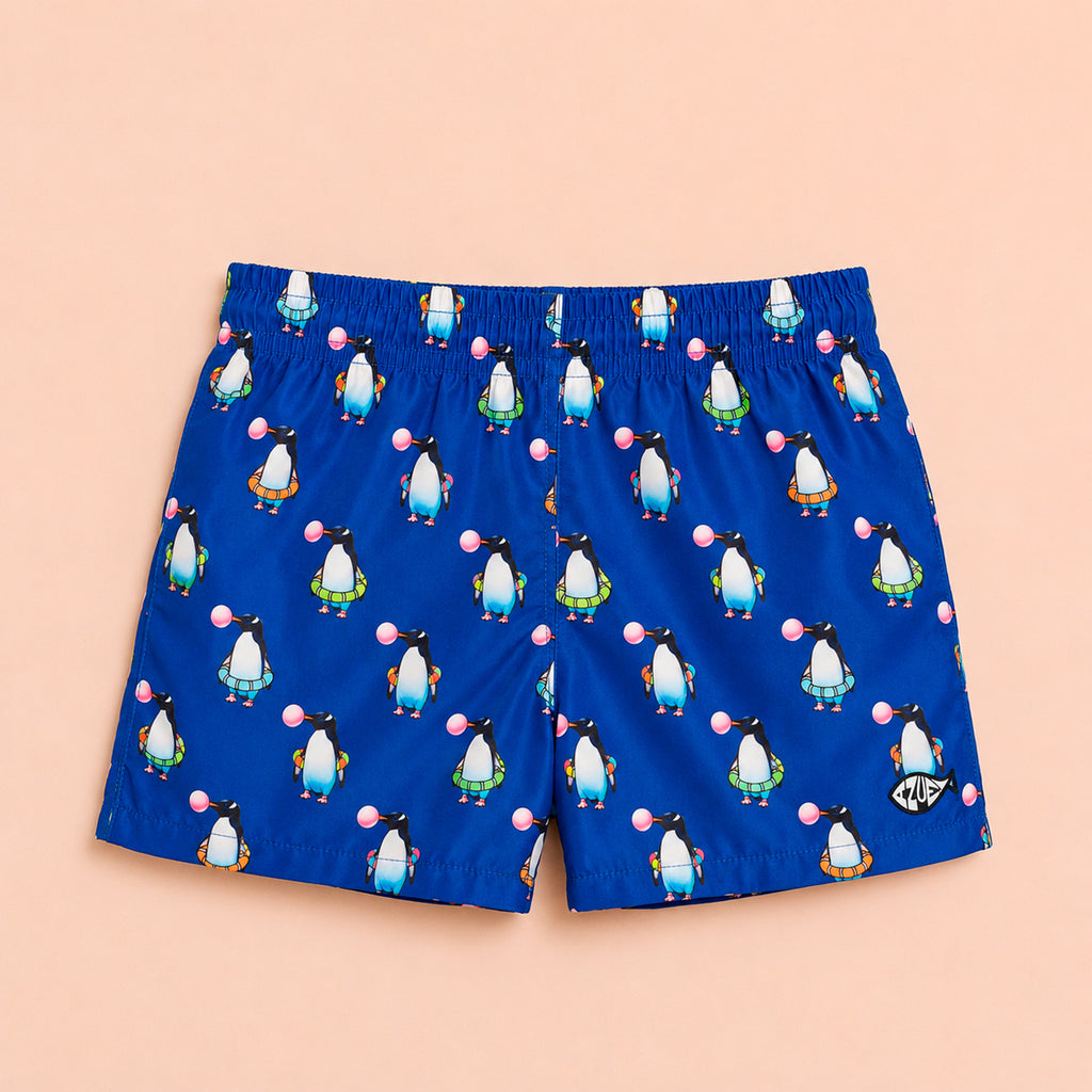 Short Bimbo Tactel fantasia Pinguino