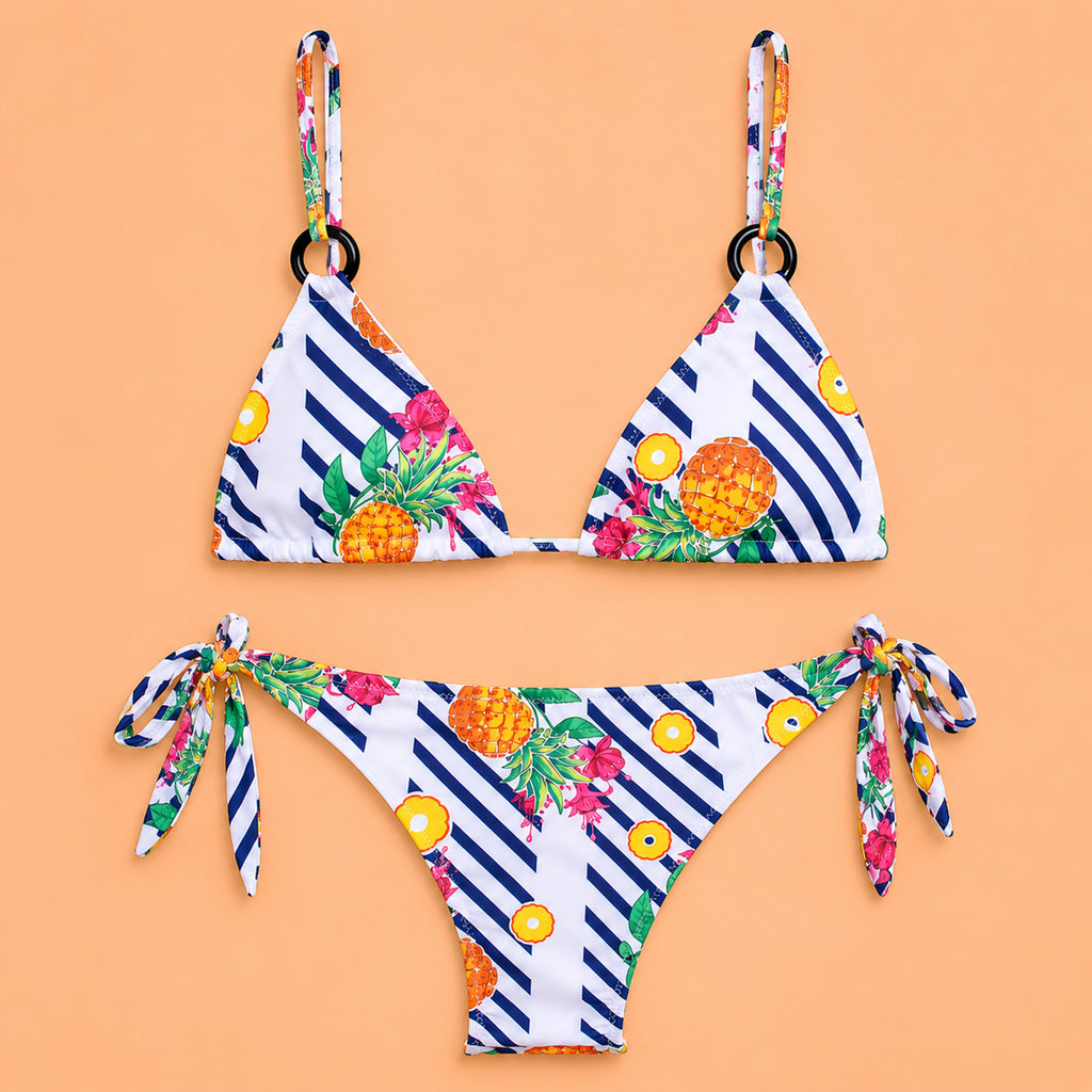 Triangolo Bikini bimba fantasia tropicale