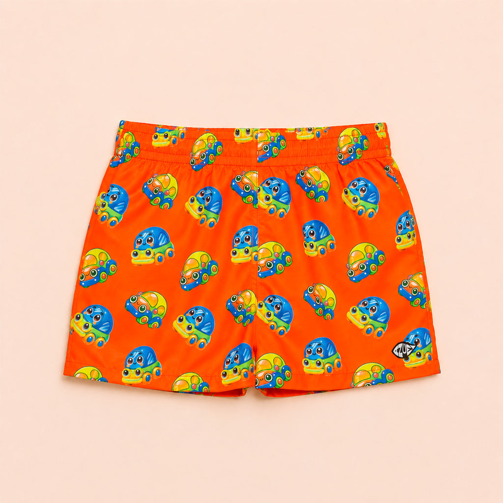 Short Bimbo Tactel fantasia macchinine