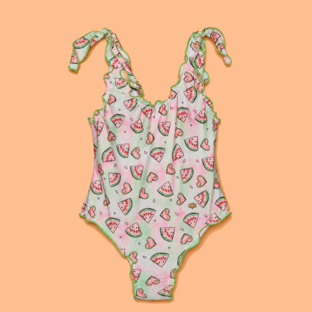 Costume intero frou frou bimba Lurex
