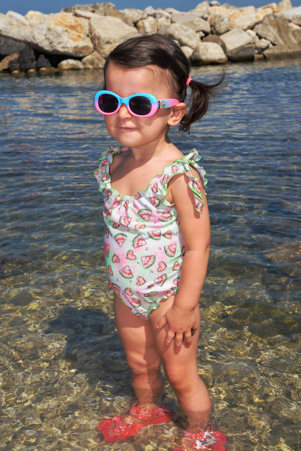 Costume intero frou frou bimba Lurex