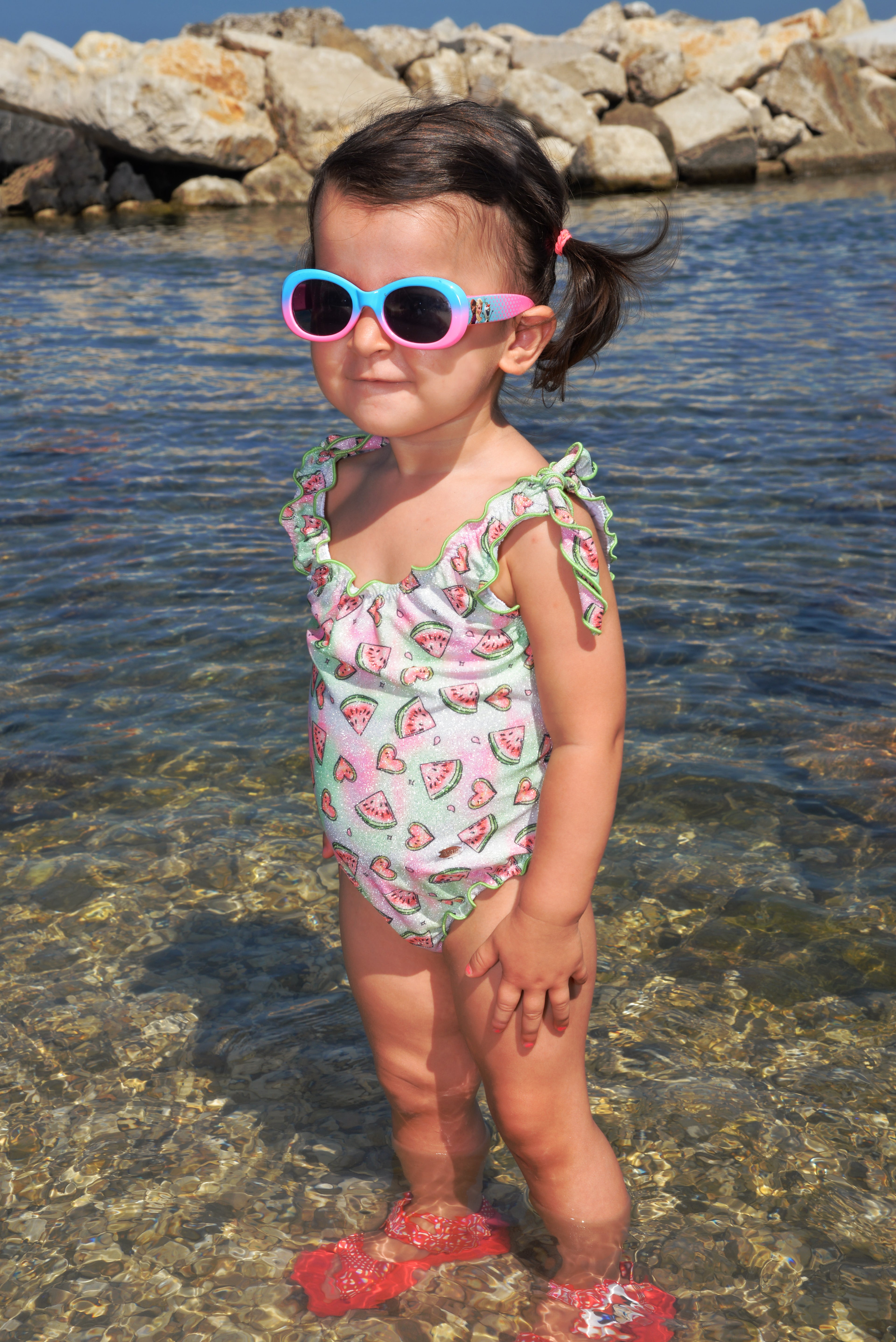 Costume intero frou frou bimba Lurex