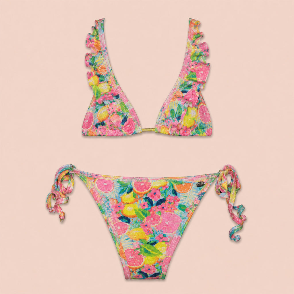 Bikini triangolo frou frou bimba lurex