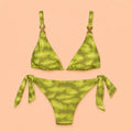 Bikini triangolo donna fantasia maltinta
