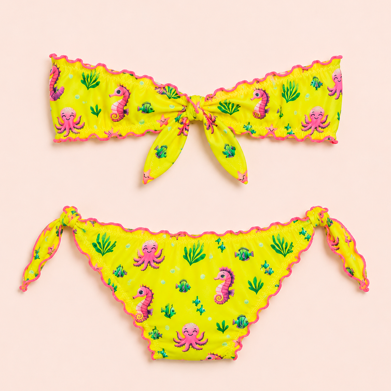 Bikini fascia frou frou bimba fantasia marina