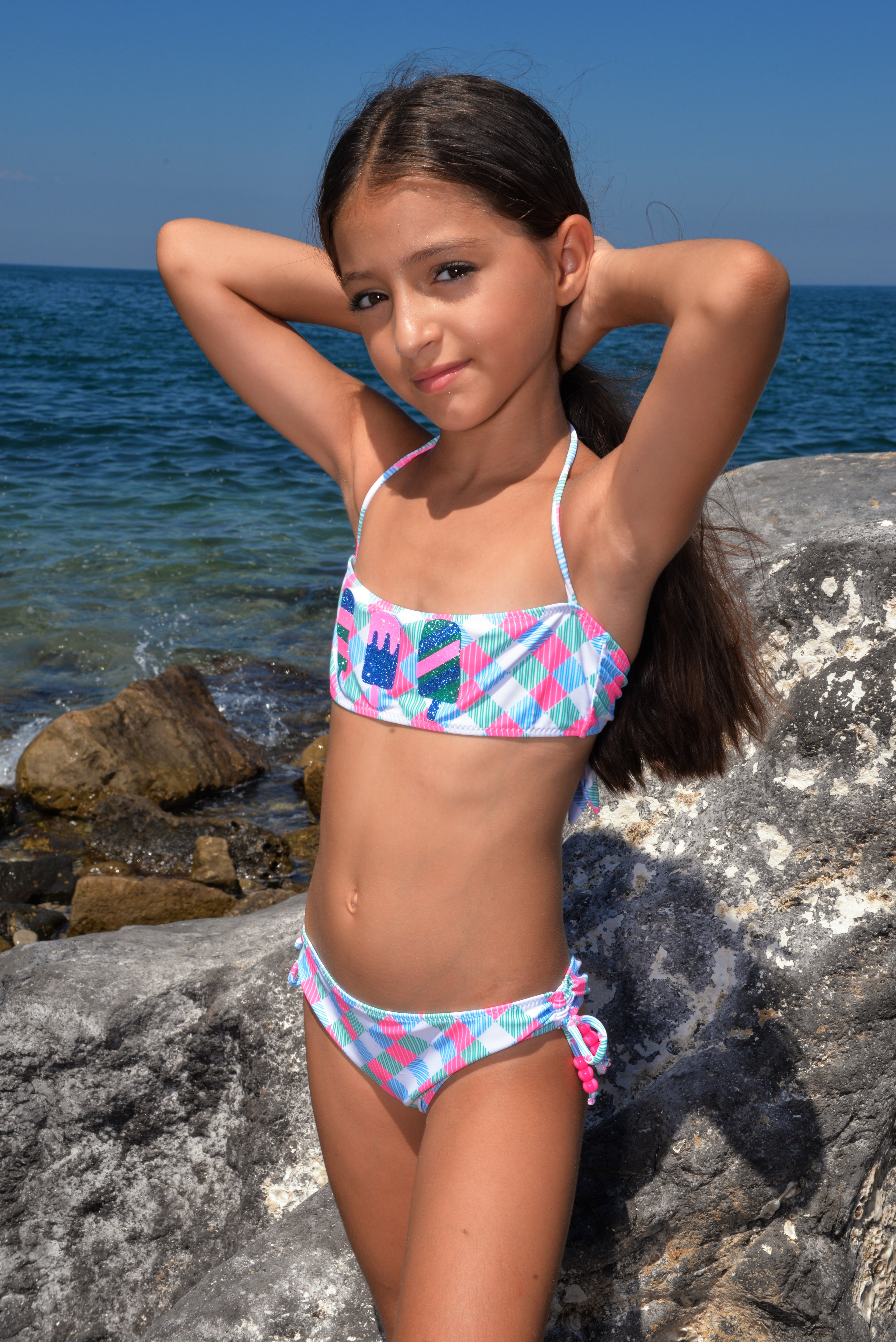 Bikini bralette bimba Ice Cream