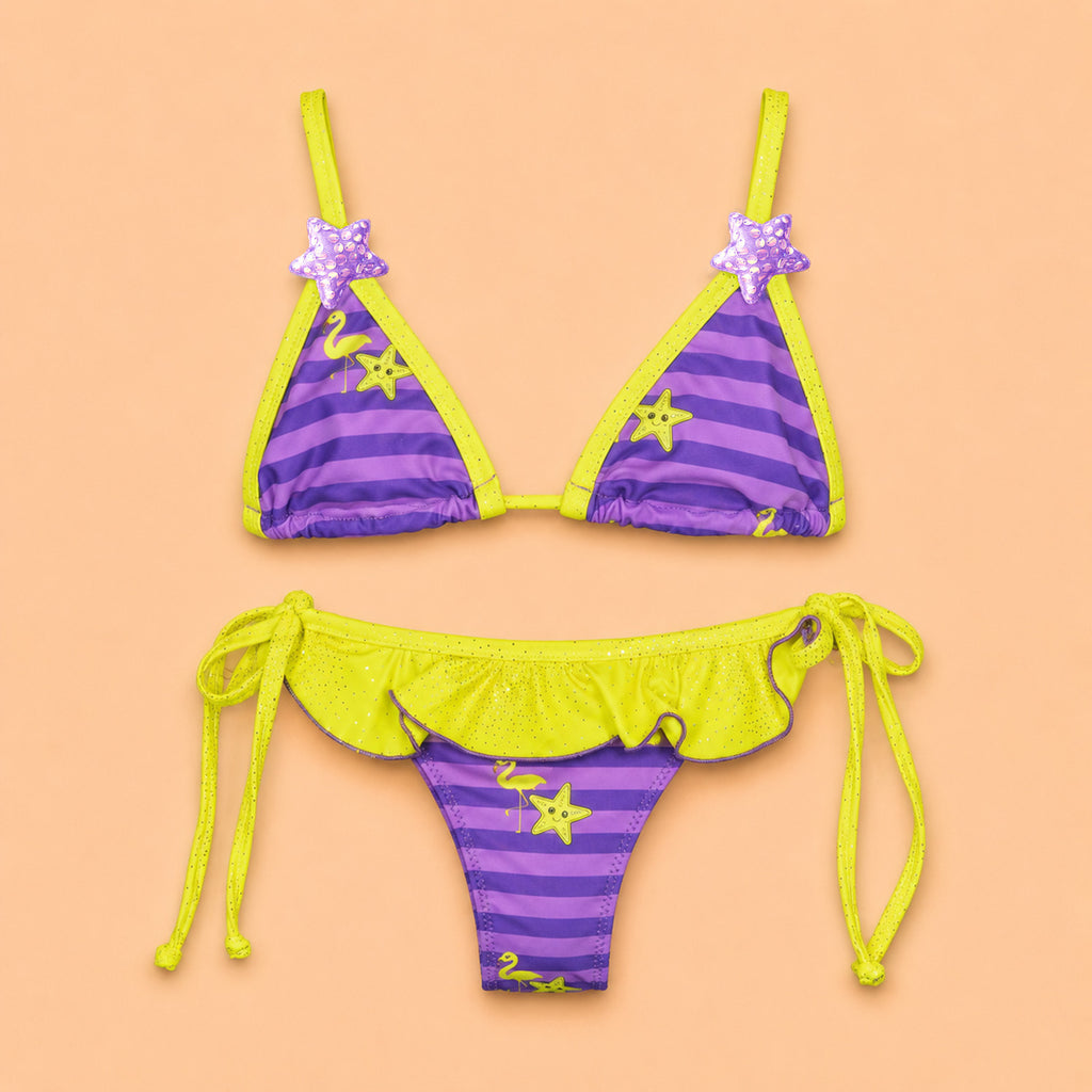Bikini triangolo bimba fantasia marina