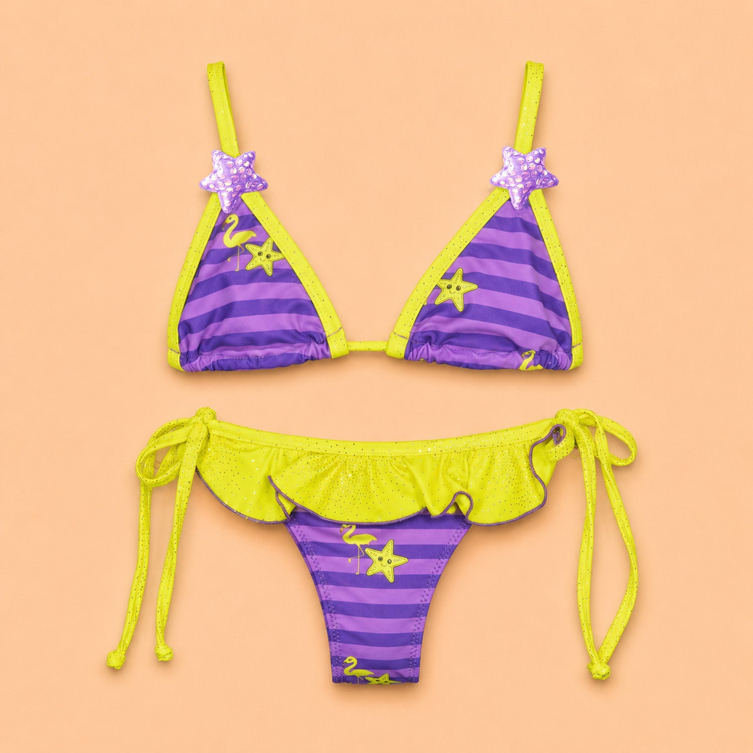 Bikini triangolo bimba fantasia marina