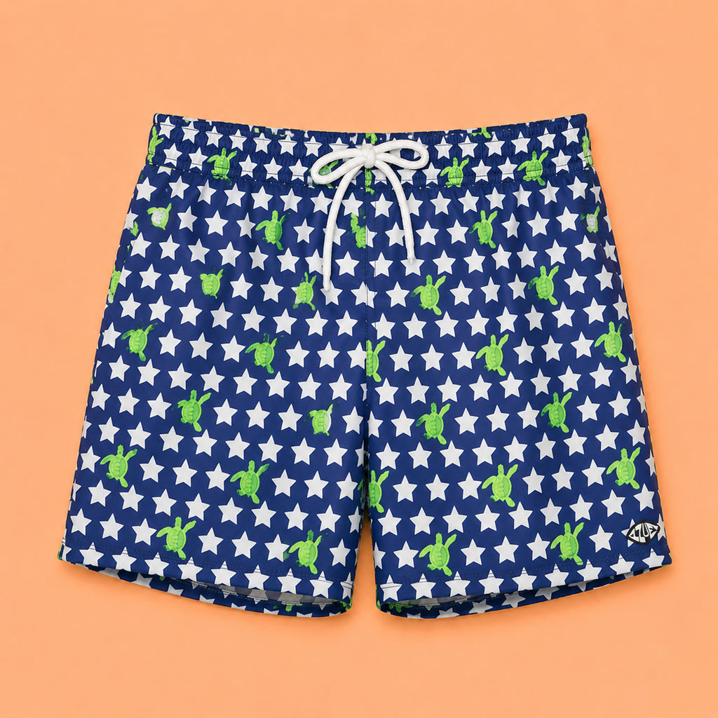 Short mare Uomo stelle e tartarughe